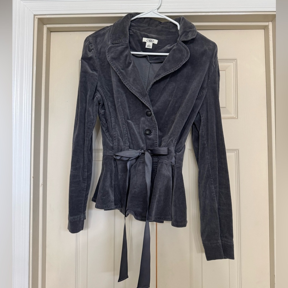 Gray corduroy Blazer